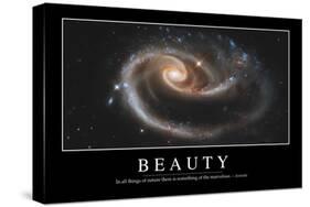 Beauty: Inspirational Quote and Motivational Poster-null-Stretched Canvas