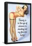 Beauty Is Checking Out My Fine Ass Booty Funny Poster-null-Framed Poster