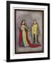 Beauty is Dismayed by the Beast's Horrific Appearance-Jennie Harbour-Framed Art Print