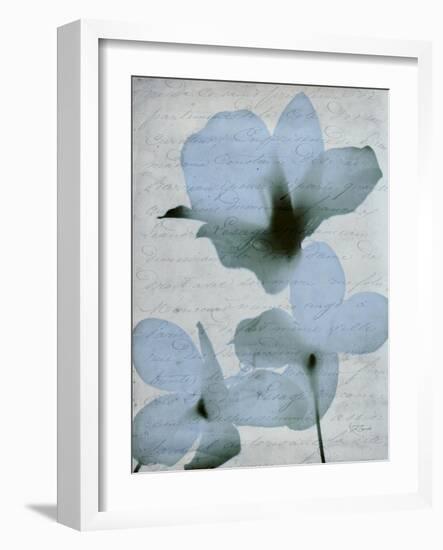 Beauty of Light Blue 2-Dan Zamudio-Framed Art Print