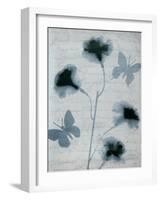 Beauty of Light Blue 3-Dan Zamudio-Framed Art Print