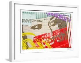 Beauty on Cement 2-Mj Lew-Framed Limited Edition