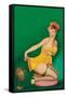 Beauty Parade Magazine; "How to Tickle a Girl's Fancy"-Peter Driben-Framed Stretched Canvas