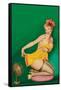 Beauty Parade Magazine; "How to Tickle a Girl's Fancy"-Peter Driben-Framed Stretched Canvas