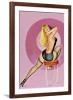 Beauty Parade Magazine; Oh! Purple-Peter Driben-Framed Art Print