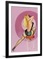 Beauty Parade Magazine; Oh! Purple-Peter Driben-Framed Art Print