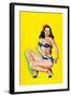 Beauty Parade Magazine; Pinup in a Bikini-Peter Driben-Framed Art Print