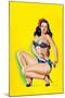 Beauty Parade Magazine; Pinup in a Bikini-Peter Driben-Mounted Art Print