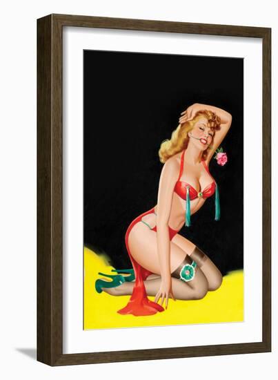 Beauty Parade Magazine; Rose-Peter Driben-Framed Art Print