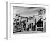 Beauty Parlor Advertising: Permanents: $3.50, $5.00 and $6.50, Shack Town, Fort Peck Dam-Margaret Bourke-White-Framed Photographic Print