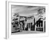 Beauty Parlor Advertising: Permanents: $3.50, $5.00 and $6.50, Shack Town, Fort Peck Dam-Margaret Bourke-White-Framed Photographic Print