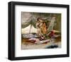 Beauty Parlor-Charles Marion Russell-Framed Art Print