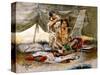 Beauty Parlor-Charles Marion Russell-Stretched Canvas