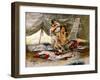 Beauty Parlor-Charles Marion Russell-Framed Premium Giclee Print