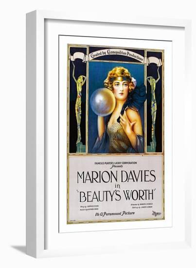 Beauty's Worth-null-Framed Art Print