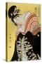 Beauty Takigawa from the Tea-House Ogi, Late 18th or Early 19th Century-Kitagawa Utamaro-Stretched Canvas