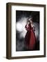 Beauty Woman Wearing Old Fashioned Dress-Studio10Artur-Framed Photographic Print