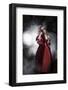 Beauty Woman Wearing Old Fashioned Dress-Studio10Artur-Framed Photographic Print