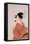 Beauty-Kitagawa Utamaro-Framed Stretched Canvas