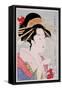 Beauty-Kitagawa Utamaro-Framed Stretched Canvas