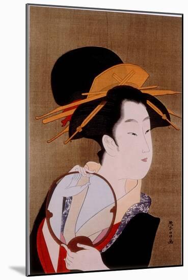 Beauty-Eishi Chobunsai-Mounted Giclee Print