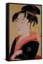 Beauty-Kitagawa Utamaro-Framed Stretched Canvas