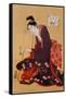 Beauty-Eishi Chobunsai-Framed Stretched Canvas