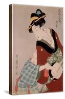 Beauty-Kitagawa Utamaro-Stretched Canvas