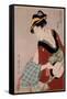 Beauty-Kitagawa Utamaro-Framed Stretched Canvas