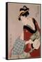 Beauty-Kitagawa Utamaro-Framed Stretched Canvas