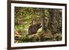 Beaver Closeup in the Forest-null-Framed Art Print