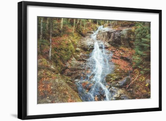 Beaver Creek Cascades in Autumn, New Hampshire-Vincent James-Framed Photographic Print