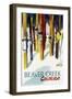 Beaver Creek, Colorado - Ski - Colorful Skis - Lantern Press Artwork-Lantern Press-Framed Art Print