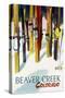 Beaver Creek, Colorado - Ski - Colorful Skis - Lantern Press Artwork-Lantern Press-Stretched Canvas