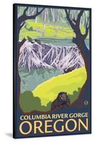 Beaver Family, Columbia River Gorge, Oregon-Lantern Press-Stretched Canvas