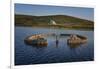 Beaver Island Memorial, Arranmore Island, County Donegal, Ulster, Republic of Ireland, Europe-Carsten Krieger-Framed Photographic Print