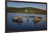 Beaver Island Memorial, Arranmore Island, County Donegal, Ulster, Republic of Ireland, Europe-Carsten Krieger-Framed Photographic Print