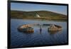 Beaver Island Memorial, Arranmore Island, County Donegal, Ulster, Republic of Ireland, Europe-Carsten Krieger-Framed Photographic Print