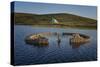 Beaver Island Memorial, Arranmore Island, County Donegal, Ulster, Republic of Ireland, Europe-Carsten Krieger-Stretched Canvas