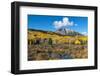 Beaver pond and Fall foliage and Aspen trees at their peak, near Crested Butte, Colorado-Howie Garber-Framed Photographic Print