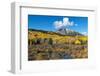 Beaver pond and Fall foliage and Aspen trees at their peak, near Crested Butte, Colorado-Howie Garber-Framed Photographic Print