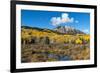 Beaver pond and Fall foliage and Aspen trees at their peak, near Crested Butte, Colorado-Howie Garber-Framed Photographic Print