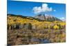 Beaver pond and Fall foliage and Aspen trees at their peak, near Crested Butte, Colorado-Howie Garber-Mounted Photographic Print