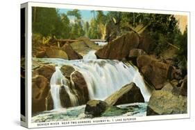 Beaver River, Lake Superior, Minnesota-null-Stretched Canvas