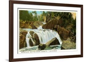 Beaver River, Lake Superior, Minnesota-null-Framed Premium Giclee Print