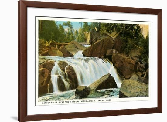 Beaver River, Lake Superior, Minnesota-null-Framed Premium Giclee Print
