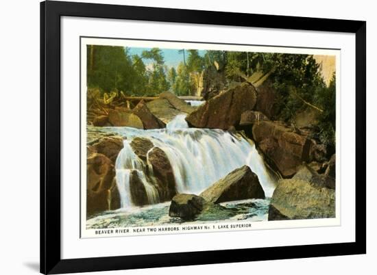 Beaver River, Lake Superior, Minnesota-null-Framed Premium Giclee Print