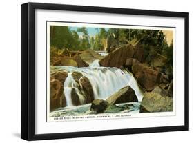 Beaver River, Lake Superior, Minnesota-null-Framed Art Print