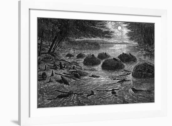 Beaver Village-null-Framed Photographic Print