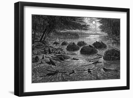 Beaver Village-null-Framed Photographic Print